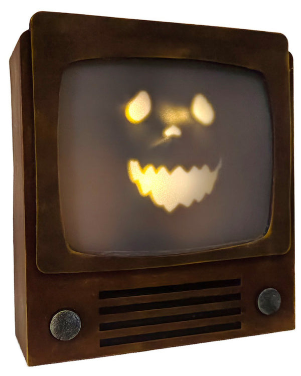 Haunted Television Animated Decoration 27cm