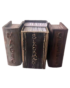 Possessed Stack Of Books Animated Decoration 17cm