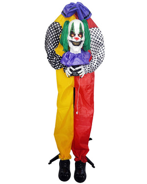 Standing Clown Holding His Head Animated Decoration 1.4m