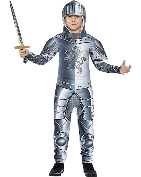 Armoured Knight Deluxe Boys Costume