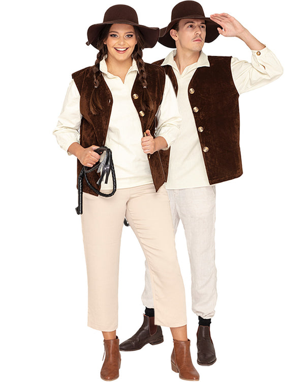 Australian Explorer Deluxe Adults Plus Size Costume