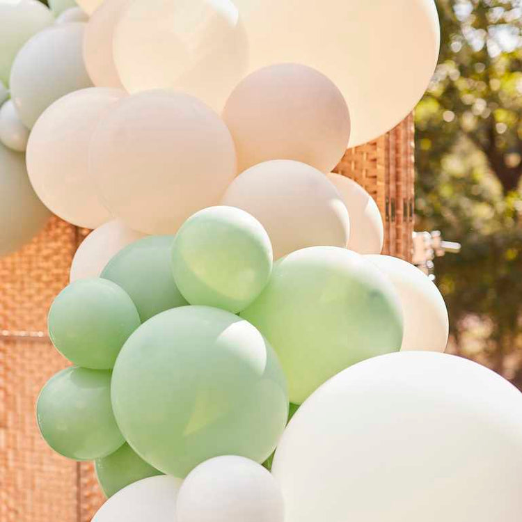 Balloon Arch Sage Pack of 73