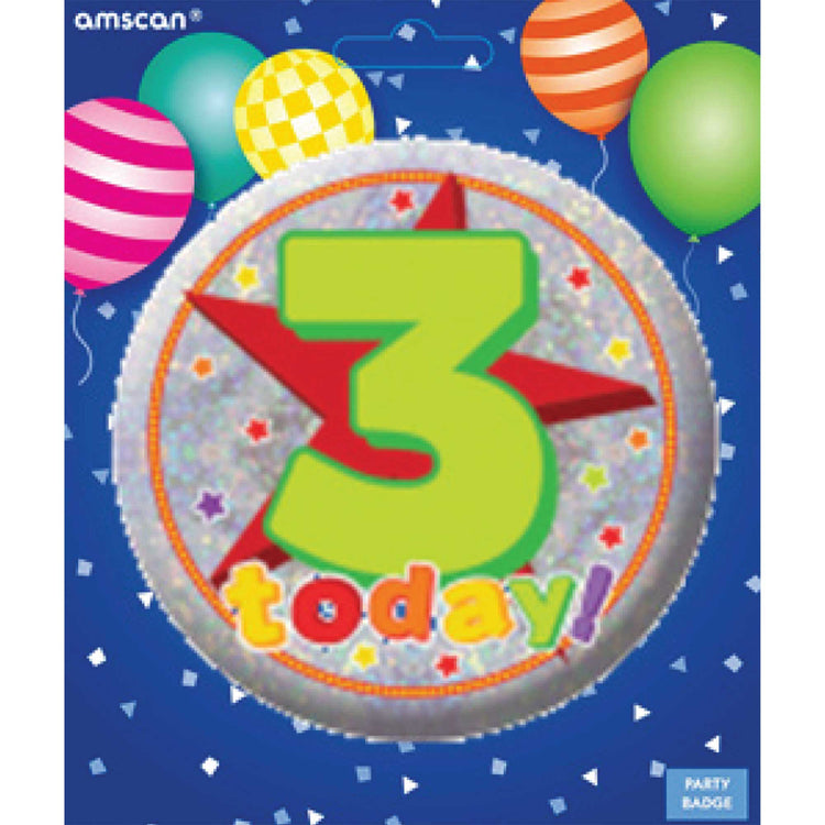 Badge Happy 3rd Birthday