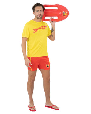 Baywatch T Shirt and Inflatable Float Set