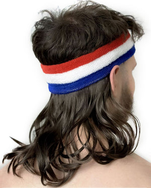 Bazza The Razzler Brown Magic Mullet Headband