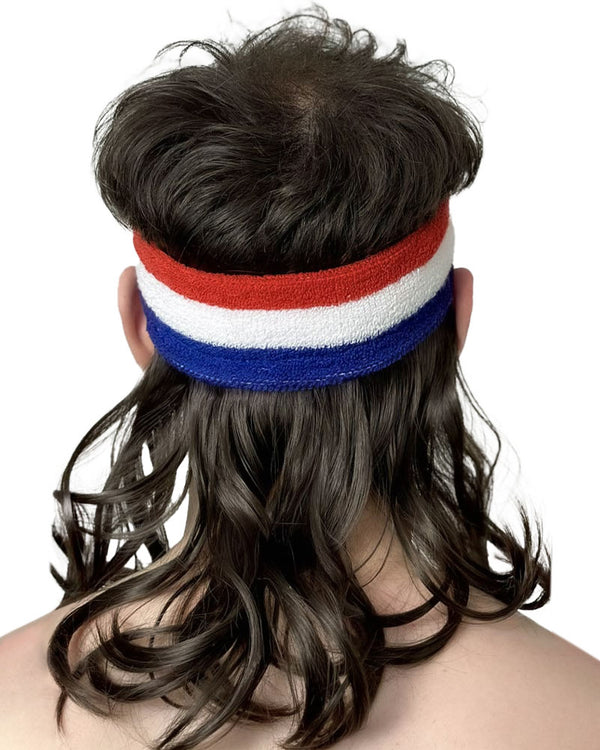 Bazza The Razzler Brown Magic Mullet Headband