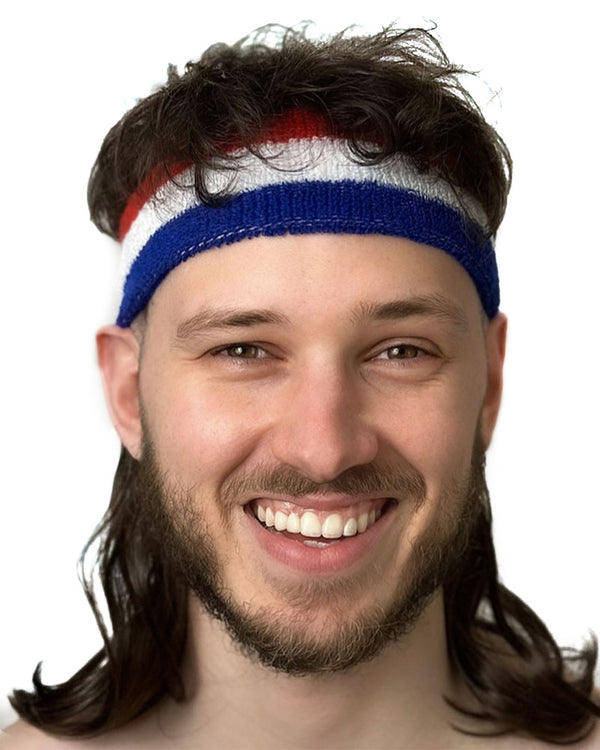 Bazza The Razzler Brown Magic Mullet Headband