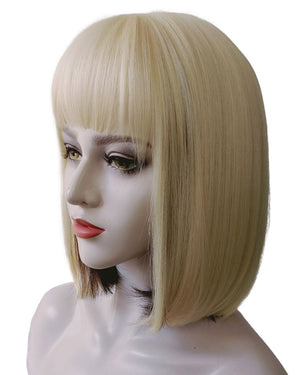 Blonde and Dark Brown Two Tone Heat Resistant Premium Bob Wig