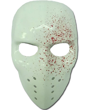 Blood Shot Hockey Mask