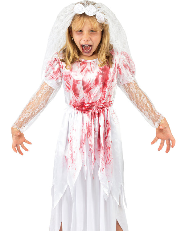 Bloody Bride Girls Costume