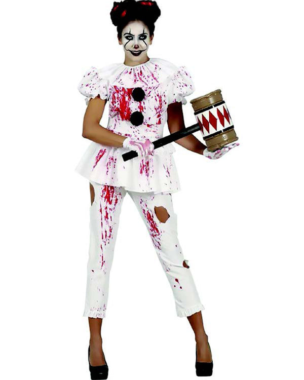 Bloody Clown Womens Costume