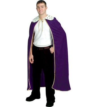 Purple King Queen Adult Robe