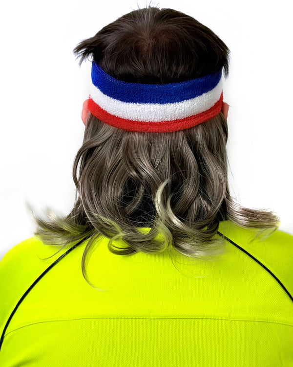 Bryce O Matey Two Tone Blonde Brown Magic Mullet Headband