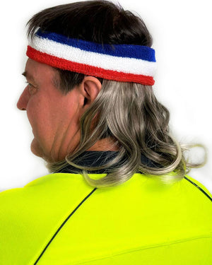 Bryce O Matey Two Tone Blonde Brown Magic Mullet Headband