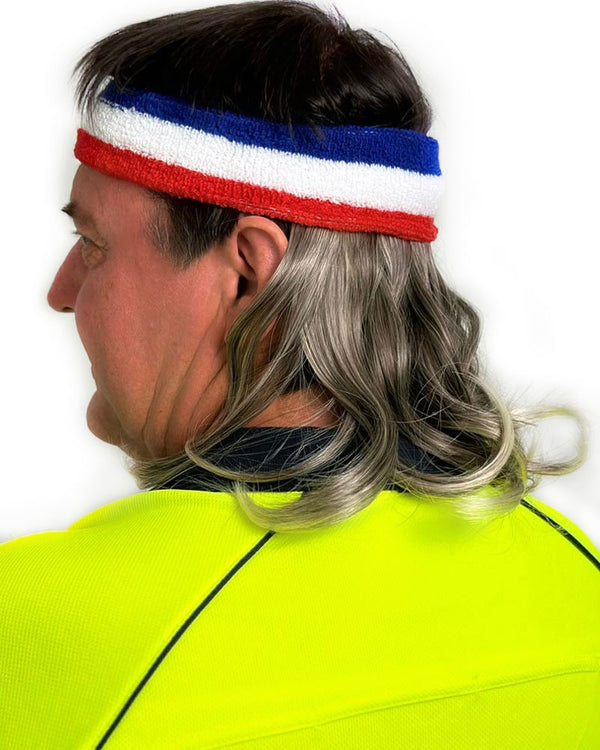 Bryce O Matey Two Tone Blonde Brown Magic Mullet Headband