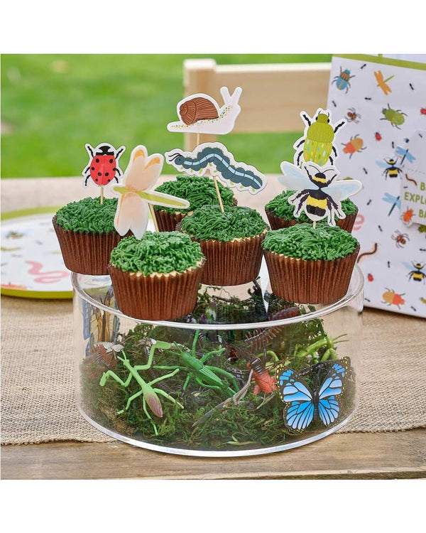 Bugging Out Cupcake Toppers Pack of 12