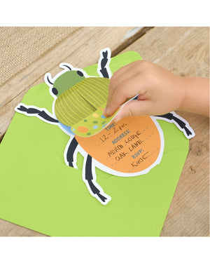 Bugging Out Party Invitations Pack of 5