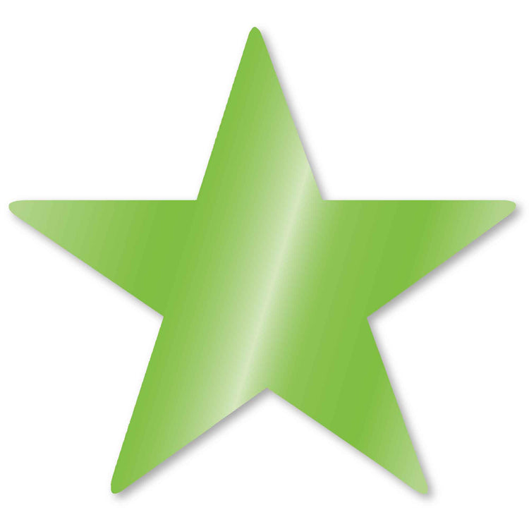 Foil Star Cutouts Kiwi