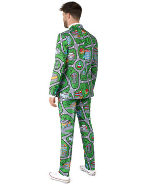 Carpet City Green Mens Suitmeister