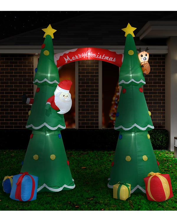 Christmas Trees Arch Christmas Lawn Inflatable 3m