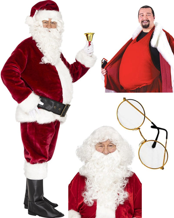 Christmas Complete Professional Santa Suit Bundle