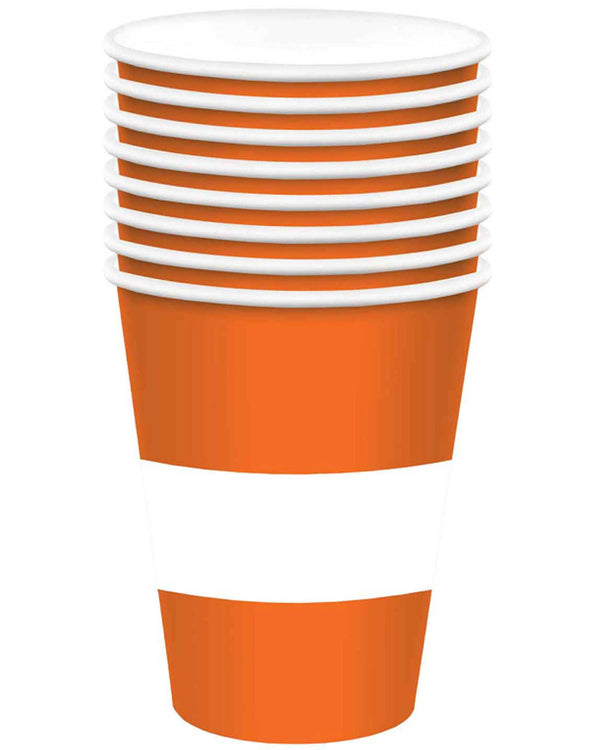 Construction 266ml Paper Cups Pack of 8