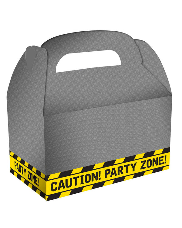 Construction Gable Treat Boxes Pack of 8