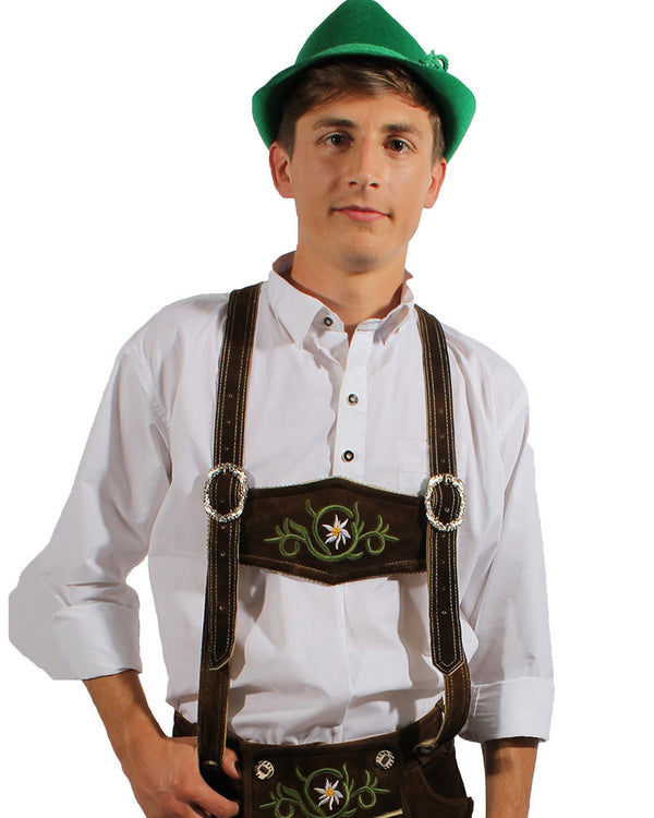 White Traditional Oktoberfest Plus Size Mens Shirt