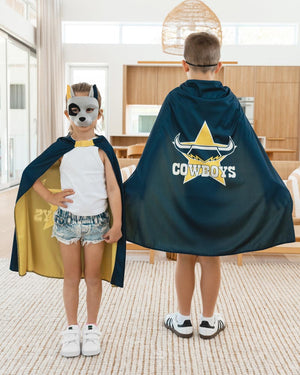 NRL Cowboys Mascot Kids Mask