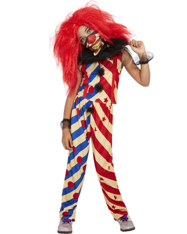 Creepy Clown Girls Costume