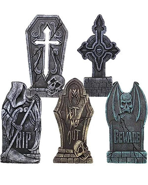 Cross Foam Tombstones Pack of 5