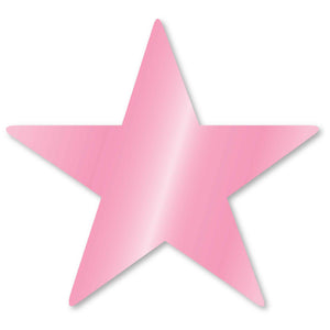 Foil Star Cutouts New Pink
