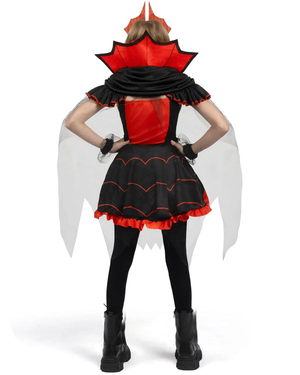 Dark Vampire Complete Girls Costume