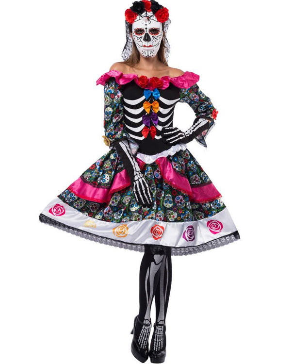 Day of the Dead Spanish Womens Costume