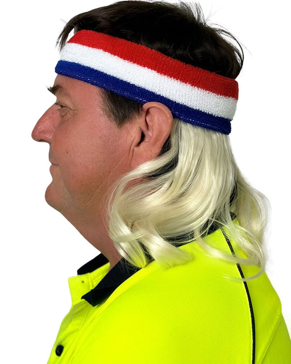 Dazza The Larrikin Blonde Magic Mullet Headband