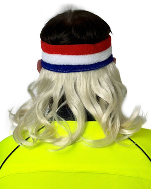 Dazza The Larrikin Blonde Magic Mullet Headband