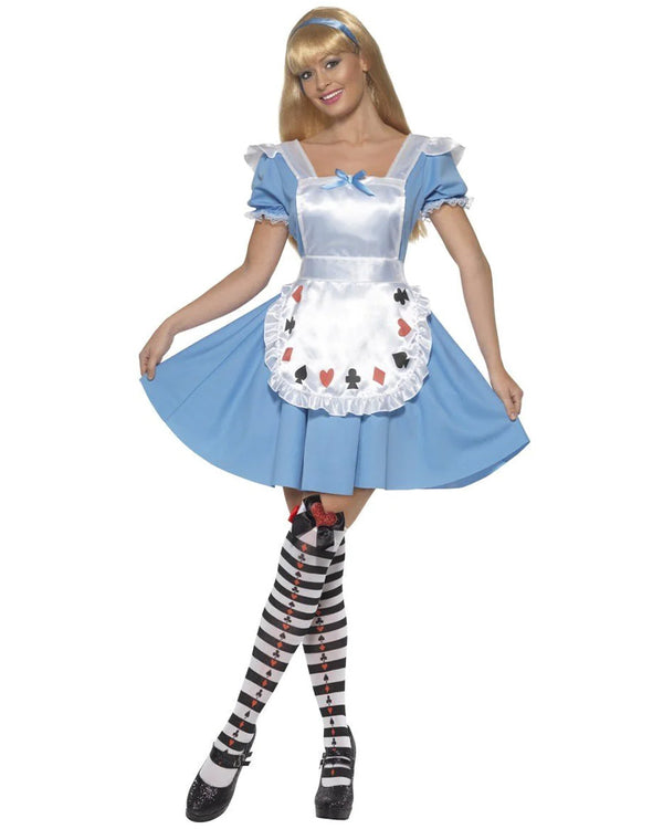 Deck Of Cards Alice Womens Costume