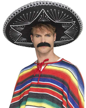 Deluxe Authentic Black Sombrero