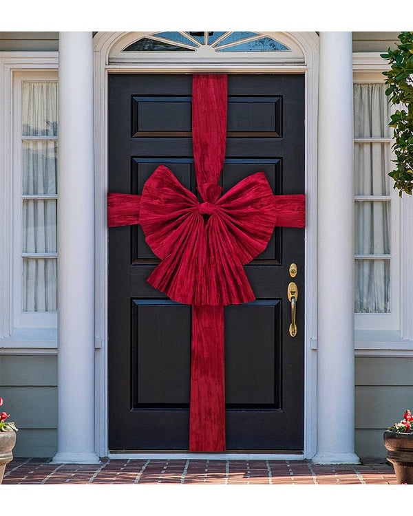 Deluxe Velvet Door Bow and Sash 64cm