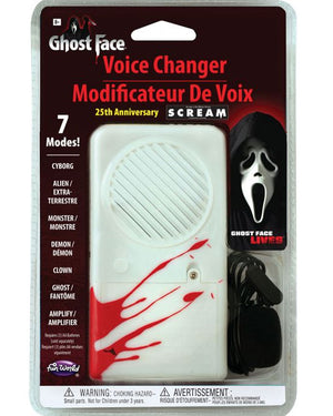 Scream Ghost Face Deluxe Voice Changer With Blood