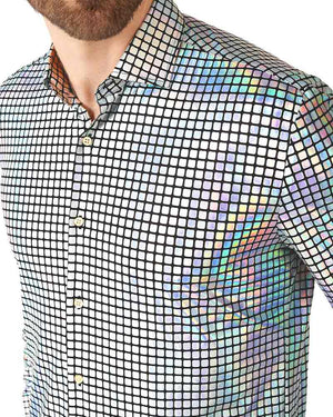 70s Discoballer Opposuit Mens Shirt