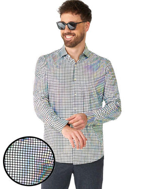70s Discoballer Opposuit Mens Shirt