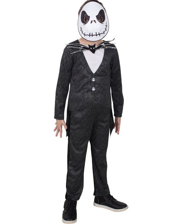 Disney Nightmare Before Christmas Jack Skellinton Deluxe Kids Costume