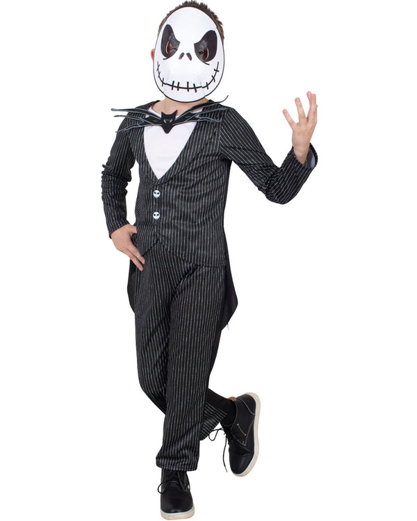 Disney Nightmare Before Christmas Jack Skellinton Deluxe Kids Costume