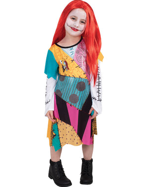 Disney Nightmare Before Christmas Sally Finkelstein Deluxe Kids Costume