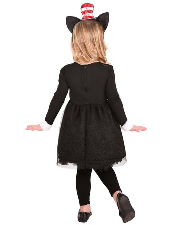 Dr Seuss The Cat in the Hat Deluxe Girls Toddler Costume