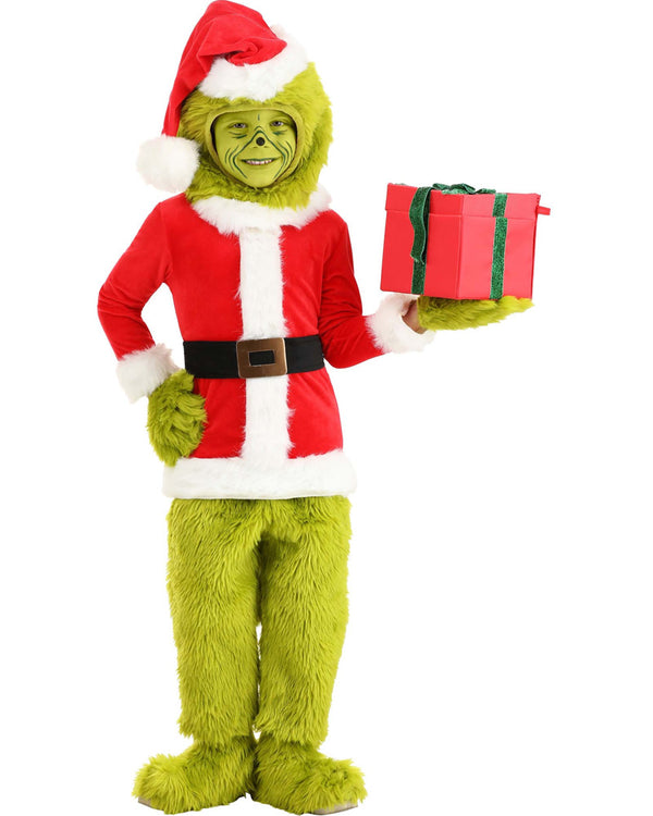 Dr Seuss The Grinch Santa Premium Toddler Kids Costume