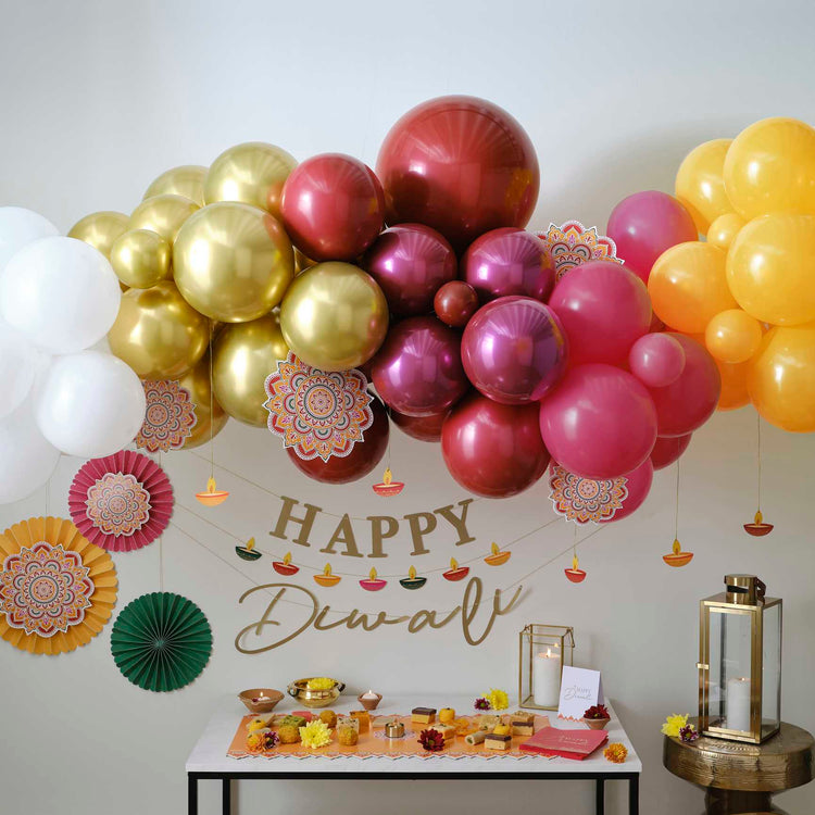 Diwali Balloon Arch Kit