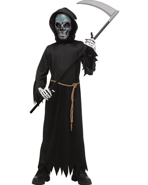 Electro Skull Reaper Light Up Boys Costume