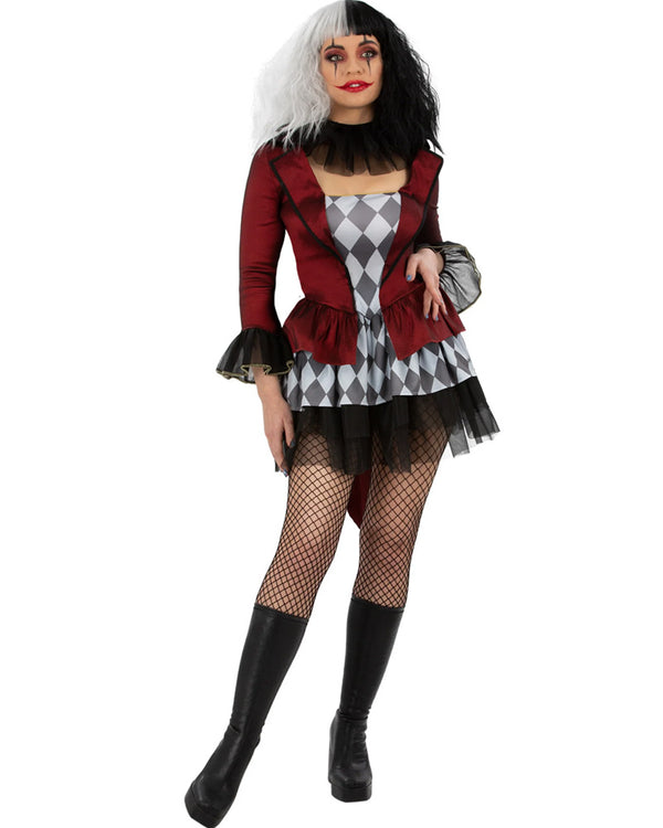 Evil Jester Deluxe Womens Costume